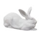 Nymphenburg Porcelain Hare Lying White Bisque