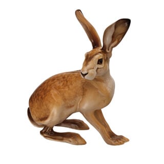 Nymphenburg Porcelain Hare Painted