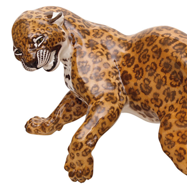 Nymphenburg Porcelain Leopard Zola Close Up Nymphenburg Porcelain Leopard Zola Close Up