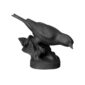 Nymphenburg Porcelain Linnet Bird in Black Bisque