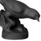 Nymphenburg Porcelain Linnet Bird in Black Bisque