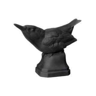 Nymphenburg Porcelain Nuthatch Bird in Black Bisque