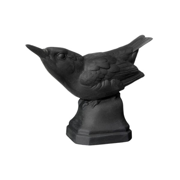 Nymphenburg Porcelain Nuthatch Bird in Black Bisque