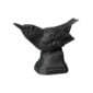 Nymphenburg Porcelain Nuthatch Bird in Black Bisque