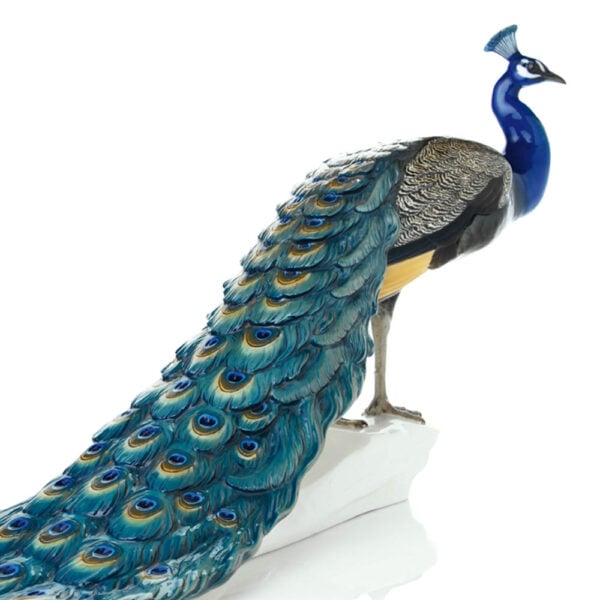 Nymphenburg Porcelain Peacock Painted | Kneen & Co