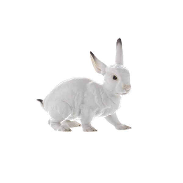 Nymphenburg Porcelain Rabbit Painted Light Coat