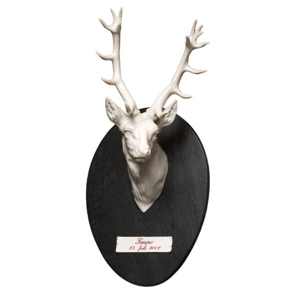 Nymphenburg Porcelain Stag Hunting Trophy