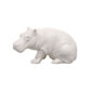 Nymphenburg Porcelain Young Hippopotamus White Bisque