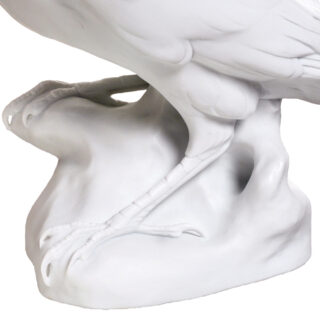 Nymphenburg Raven Bird White Bisque Nymphenburg Raven Bird White Bisque