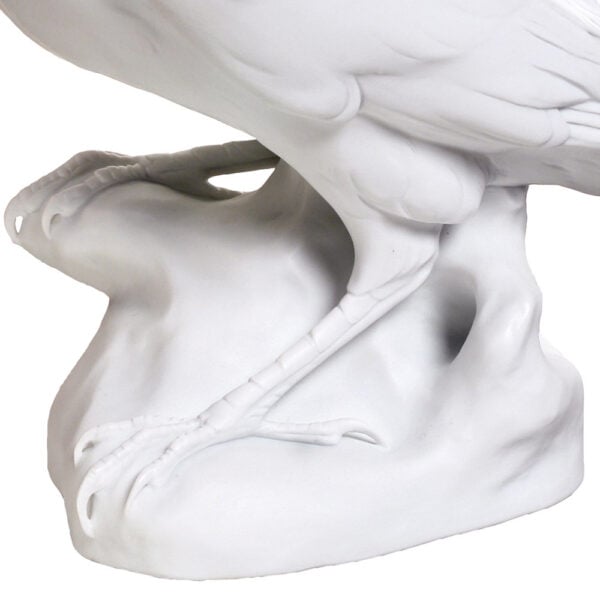 Nymphenburg Raven Bird White Bisque