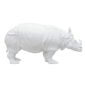 Nymphenburg Rhinoceros Clara In White Bisque