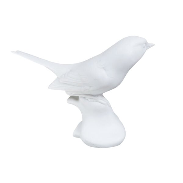 Nymphenburg Robin Bird White Bisque