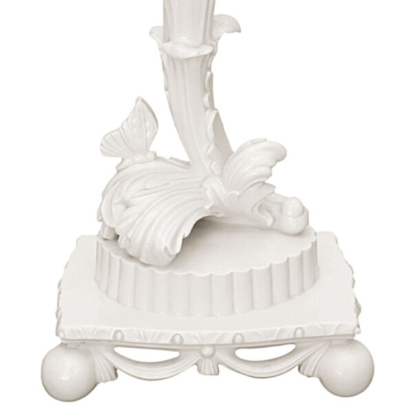 Nymphenburg Rococo Candelabra Base Detail View Nymphenburg Rococo Candelabra Base Detail View