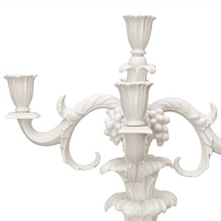 Nymphenburg Rococo Candelabra Close Up of Arms Nymphenburg Rococo Candelabra Close Up of Arms