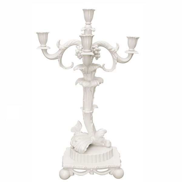 Nymphenburg Rococo Candelabra Detail View Nymphenburg Rococo Candelabra Detail View