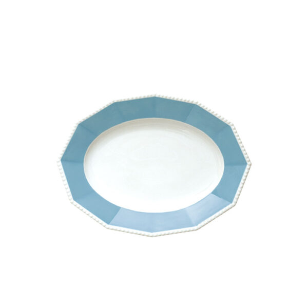 Nymphenburg Symphony Blue Pearl Oval Platter Small Nymphenburg Symphony Blue Pearl Oval Platter Small