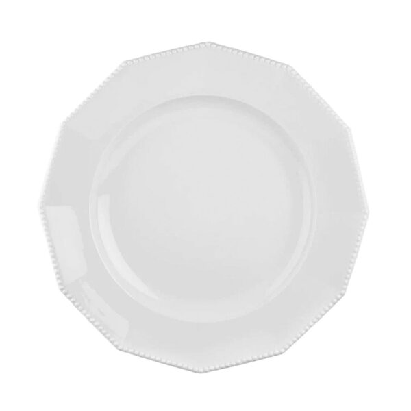 Nymphenburg Symphony White Pearl Soup Plate Deep Large