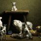 Nymphenburg Porcelain Dogs