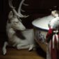 Nymphenburg Porcelain Lying Stag
