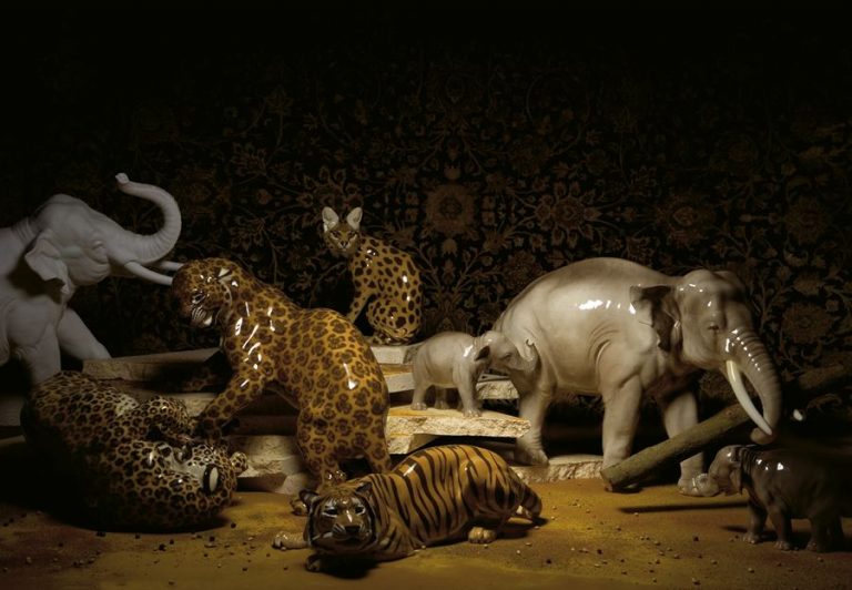 Nymphenburg Safari Animals Painted