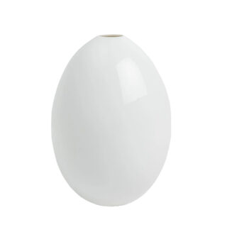 Nymphenburg Egg Vase White Glazed Large