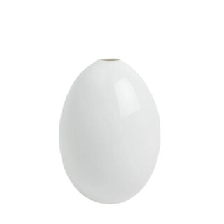 Nymphenburg Egg Vase White Glazed Medium