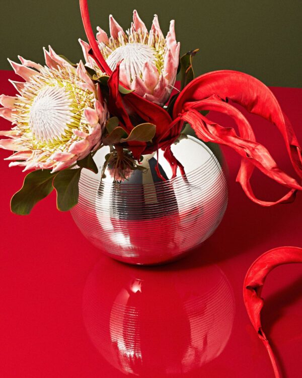 Puiforcat Silver Plated Petanque Vase