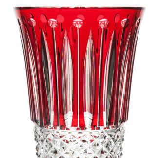 Saint Louis Crystal Tommyssimo Red Vase