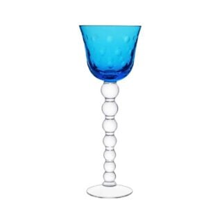 Saint-Louis Bubbles Sky Blue Hock