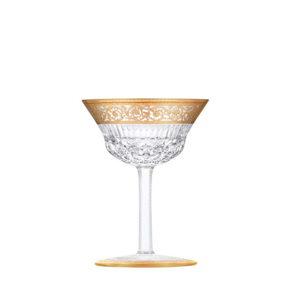 Saint-Louis Thistle Gold Champagne Saucer