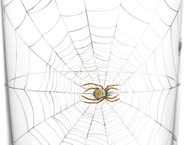 Lobmeyr Tumbler with Spider's Web at Kneen & Co. Designer Glassware