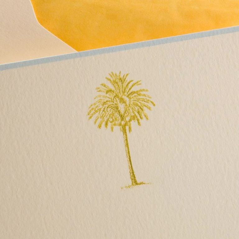 The Printery Palm Tree Note Cards The Printery Palm Tree Note Cards