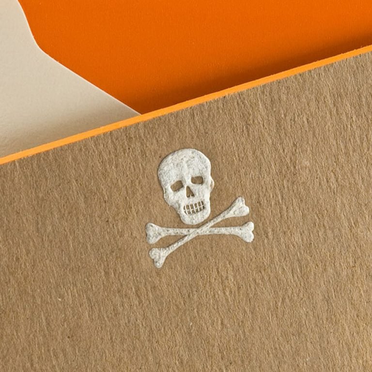The Printery Skull & Crossbones boxed note cards The Printery Skull & Crossbones boxed note cards