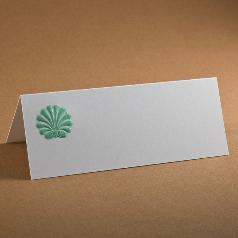 The Printery Shell Place Cards The Printery Shell Place Cards