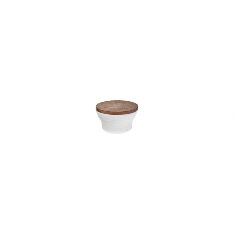 Hering Berlin Pulse Spice Bowl with Wooden Lid