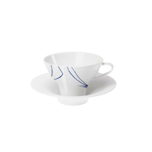 Hering Berlin Granat Coffee/Tea Cup and Saucer Smooth Hering Berlin Granat Coffee/Tea Cup and Saucer Smooth