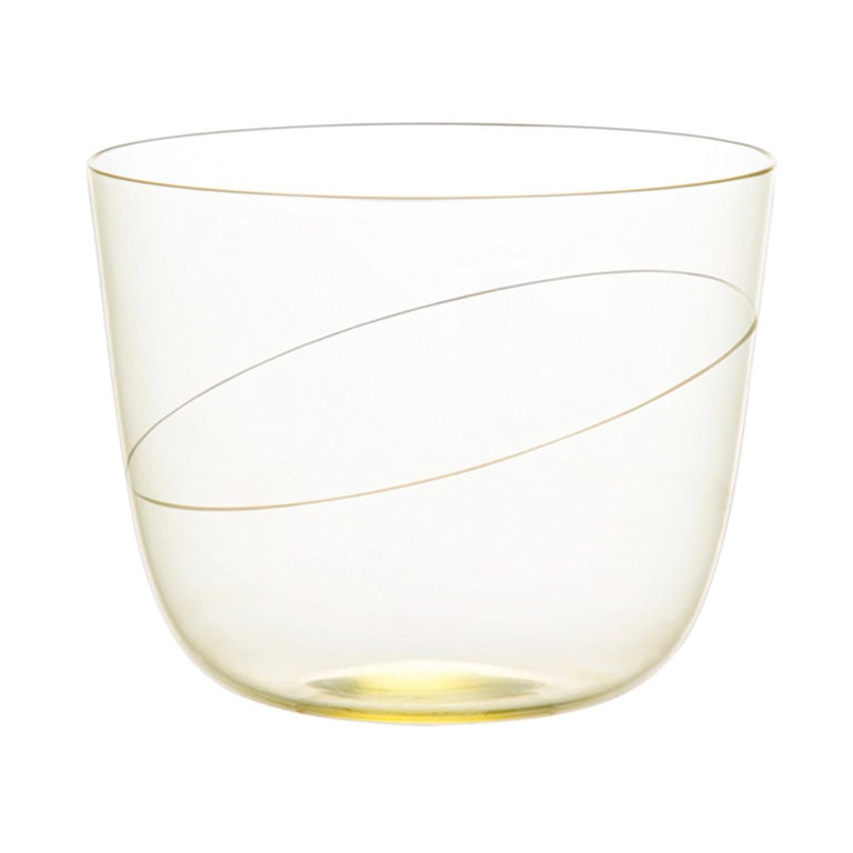 Lobmeyr Alpha Water Tumbler Citrin with Ellipse Lobmeyr Alpha Water Tumbler Citrin with Ellipse