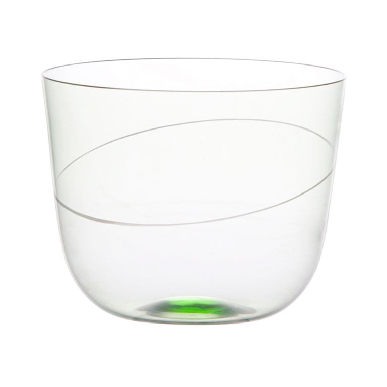 Lobmeyr Alpha Water Tumbler Light Green with Ellipse Lobmeyr Alpha Water Tumbler Light Green with Ellipse