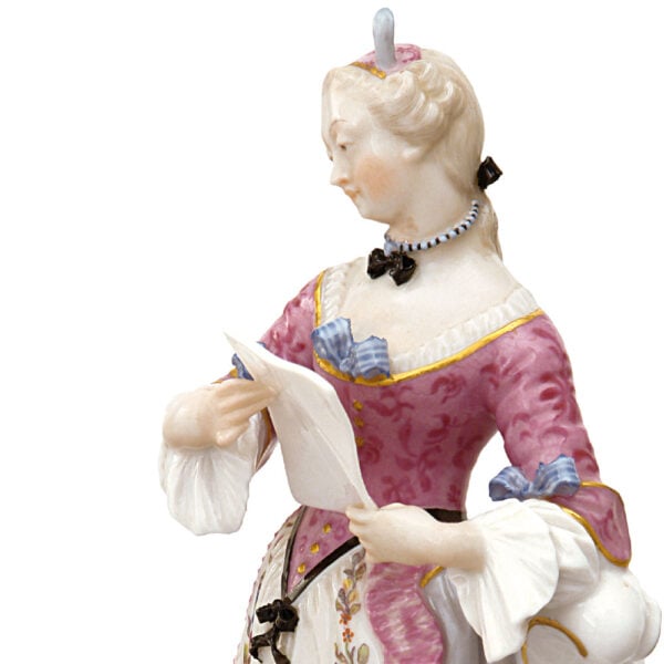 Nymphenburg Corine Figurine Commedia dell'Arte Close Up Top