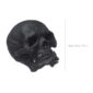Nymphenburg Skull Small In Black Bisque Size