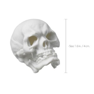 Nymphenburg Skull Small in White Bisque Size
