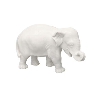 Nymphenburg Young Elephant No. 877b Ivory Glazed