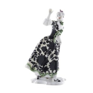 Nymphenburg Leda Figurine Commedia dell'Arte Couture Edition