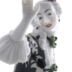 Nymphenburg Leda Figurine Commedia dell'Arte Couture Edition Close Up