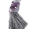 Nymphenburg Lalage Figurine Commedia dell'Arte Couture Edition side view