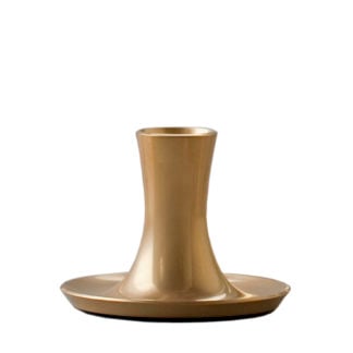 E.R. Butler Gold Fluted Candlestick S
