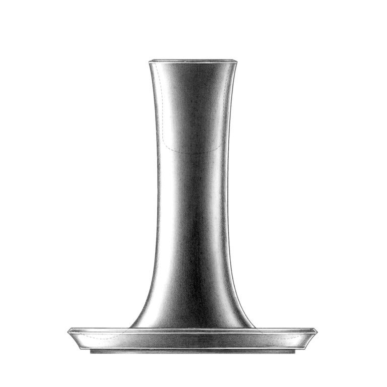 ERButler_Polished_Silver_Fluted_LARGE_1000x1000 copy E.R. Butler Fluted Candlestick Large Designed by Ted Muehling