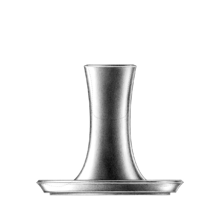 ERButler_Polished_Silver_Fluted_MEDIUEM_1000x1000 copy E.R. Butler Fluted Candlestick Medium Designed by Ted Muehling