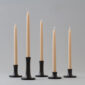 E. R. Butler & Co. Fluted Oxidized Bronze Candlesticks designed by Ted Muehling 2