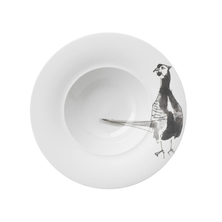 Hering Berlin Piqueur Rim Deep Plate Pheasant Hering Berlin Piqueur Rim Deep Plate Pheasant